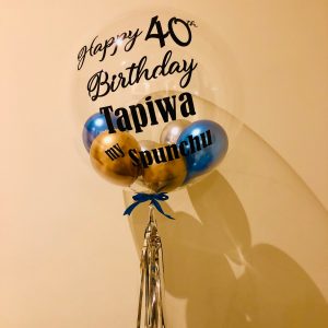 Message on a Bubble - Mini Chrome Balloons