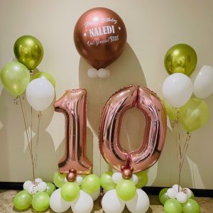 Balloon Number Bouquet - The Advent