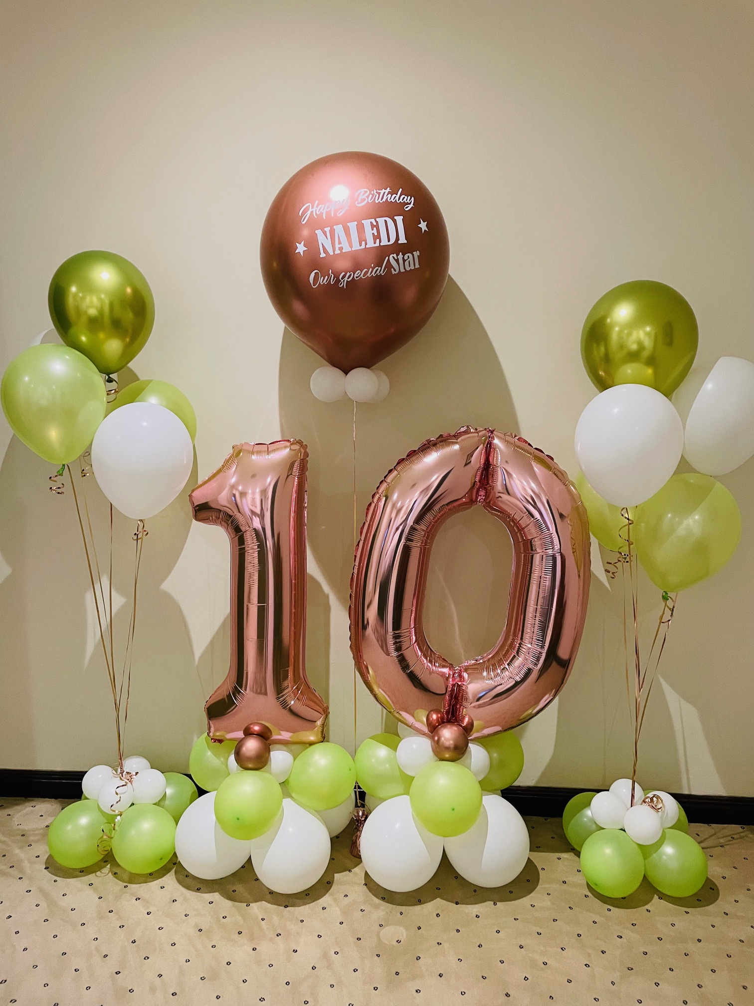 Balloon Number Bouquet - The Advent